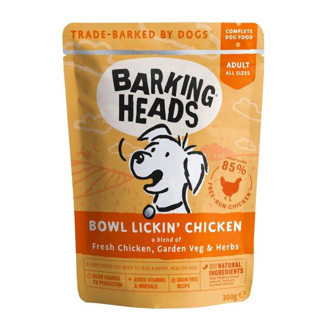 Barking Head Wet Bowl Chick 10x300g - North East Pet Shop Barking Heads