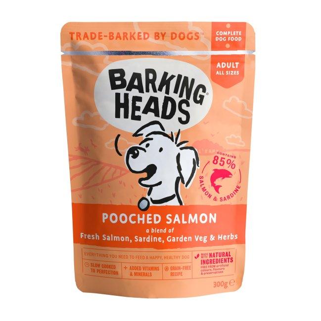 Barking Head Wet Pooch Salm 10x300g - North East Pet Shop Barking Heads