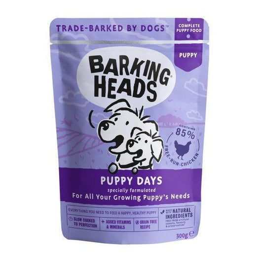 Barking Head Wet Puppy Days 10x300g - North East Pet Shop Barking Heads