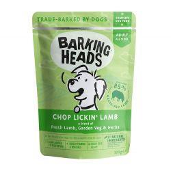 Barking Heads Chop Lickin Lamb Pouch 10 x 300g - North East Pet Shop Barking Heads