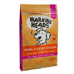 Barking Heads Large Breed Bowl Lickin' Chicken - North East Pet Shop Barking Heads