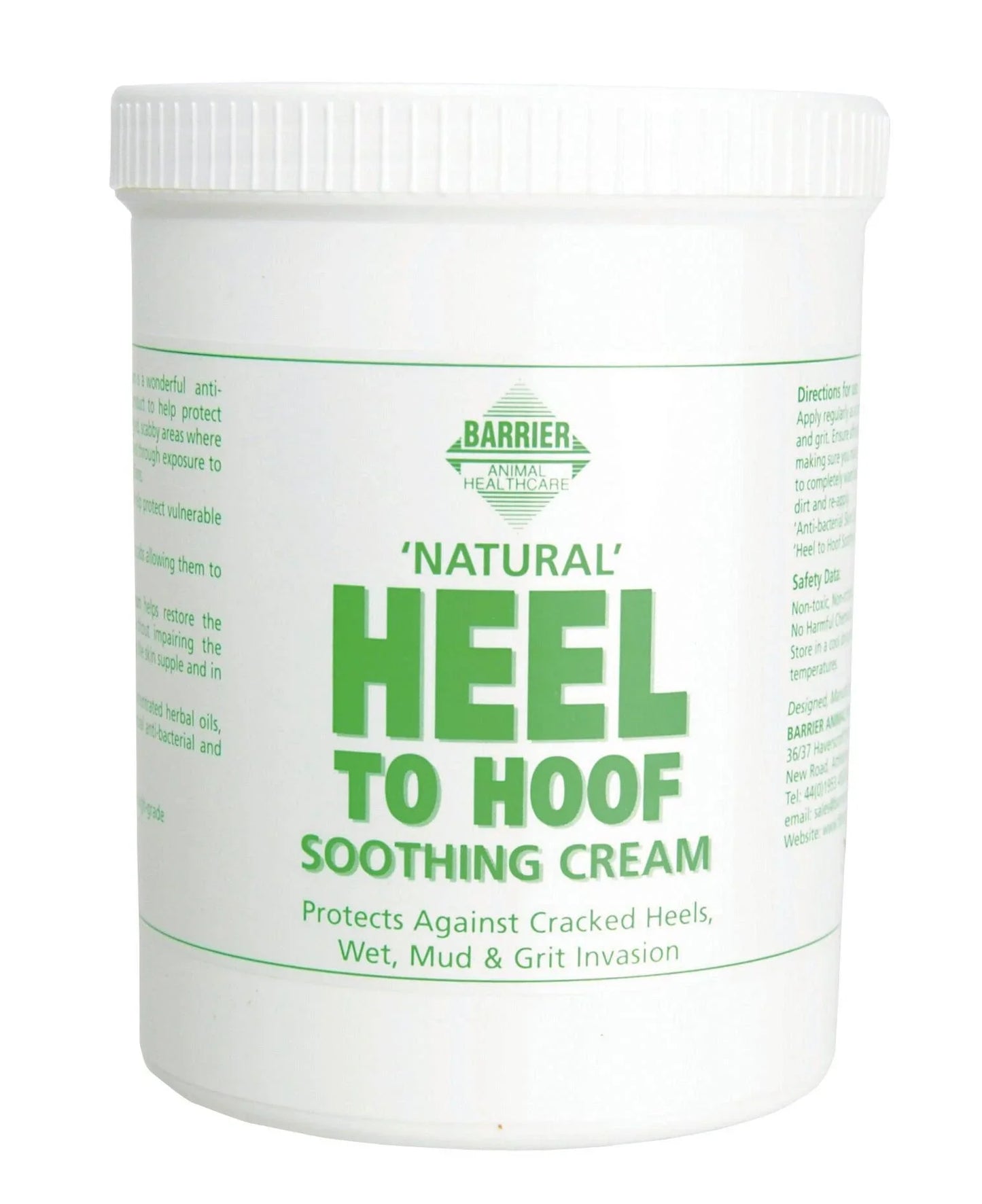 Barrier Heel to Hoof Soothing Cream 1L - North East Pet Shop Heel to Hoof