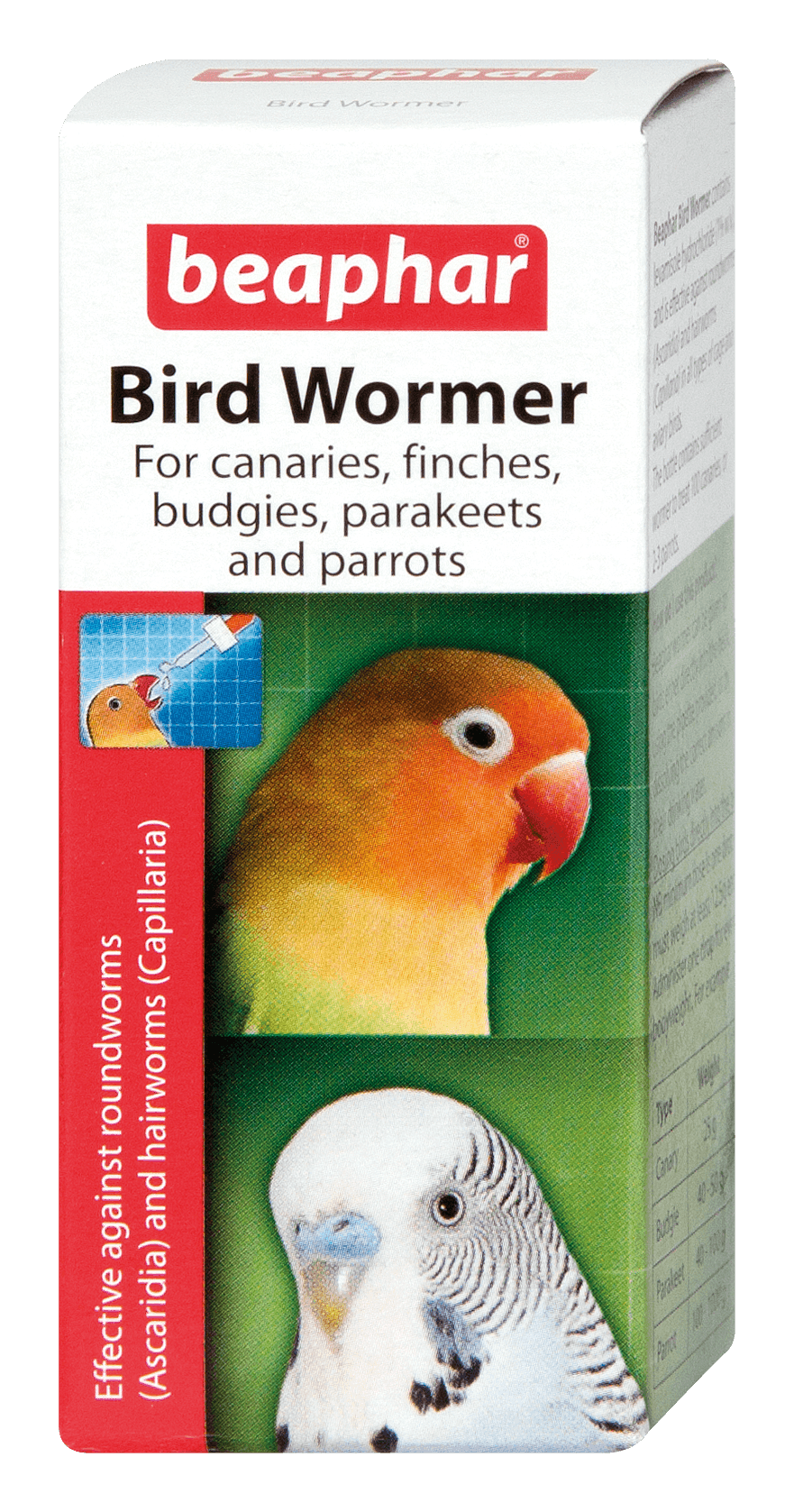 Beaphar Bird Wormer 10ml x 6 - North East Pet Shop Beaphar