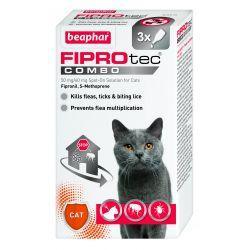 Beaphar FIPROtec COMBO Spot On for Cats - 6 Months - North East Pet Shop Beaphar