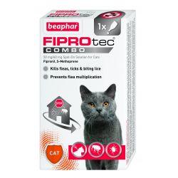 Beaphar FIPROtec COMBO Spot On for Cats - North East Pet Shop Beaphar