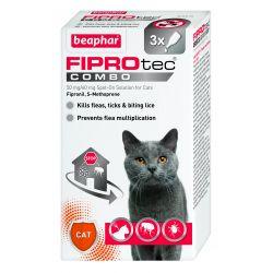 Beaphar FIPROtec COMBO Spot On for Cats - North East Pet Shop Beaphar