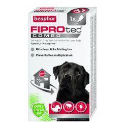 Beaphar FIPROtec COMBO Spot On for Large Dogs 6 Months - North East Pet Shop Beaphar