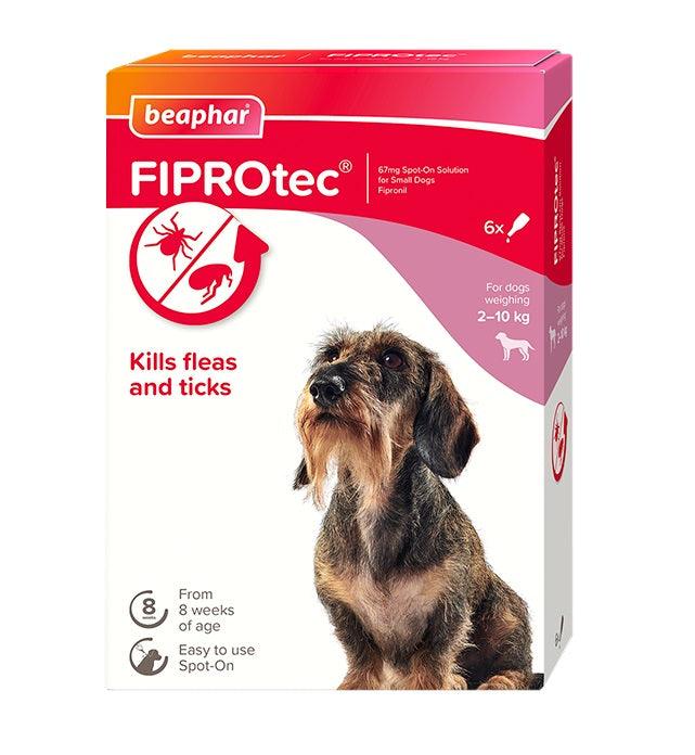 Beaphar FIPROtec Small Dog 6 pipette x6 - North East Pet Shop Beaphar