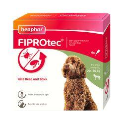 Beaphar FIPROtec Spot On Large Dog 4 pipette - North East Pet Shop Beaphar