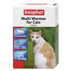 Beaphar Multiwormer Cat, 12tabs - North East Pet Shop Beaphar