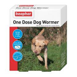 Beaphar One Dose Wormer for Large Dogs 4 tabs - North East Pet Shop Beaphar