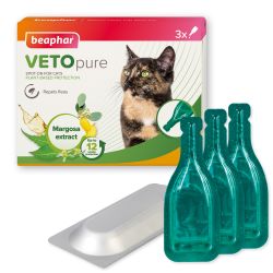 Beaphar VETOpure Plant-Based Protection Flea Spot-On for Cats - North East Pet Shop Beaphar