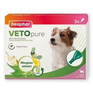 Beaphar VETOpure Small Dog Spot On 3 Pipette - North East Pet Shop Beaphar