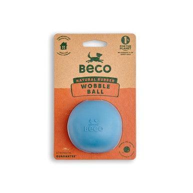 Beco Natural Rubber Ball Toy Blue - North East Pet Shop Beco