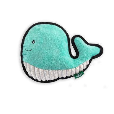 Beco Recycled Rough and Tough Whale Medium - North East Pet Shop Beco