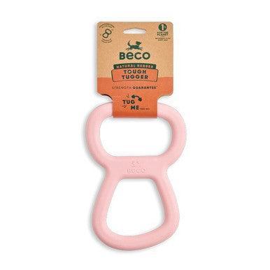 Beco Tugger Natural Rubber Toy Pink - North East Pet Shop Beco