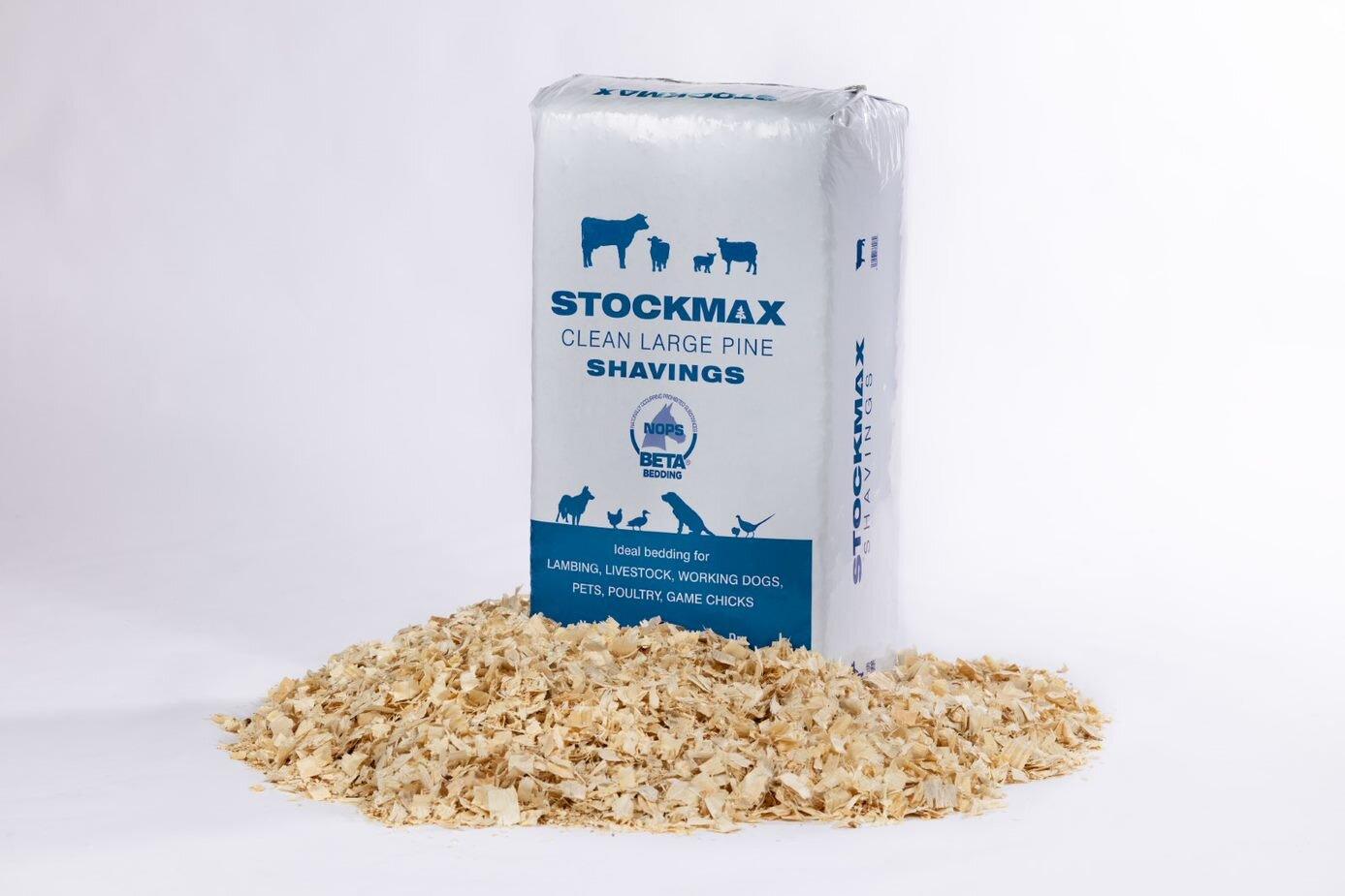 Bedmax Stockmax Pine Large Flake Shavings - North East Pet Shop Bedmax