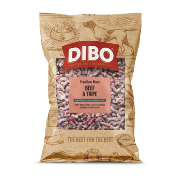 Beef & Tripe Freeflow 1kg DIBO - North East Pet Shop Nutriment