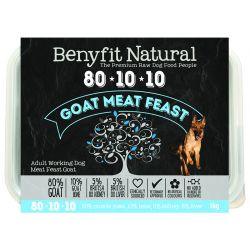 Benyfit Natural 80.10.10 Goat Meat Feast - North East Pet Shop Benyfit