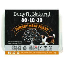 Benyfit Natural 80.10.10 Turkey Meat Feast - North East Pet Shop Benyfit