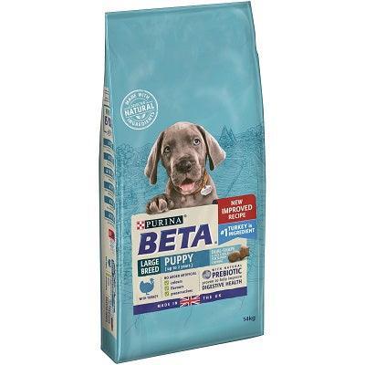 Beta Puppy Large Breed with Turkey 14kg - North East Pet Shop Beta