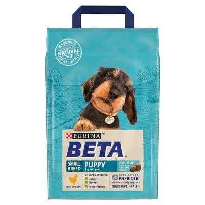 Beta Puppy Small Breed with Chicken 2kg - North East Pet Shop Beta
