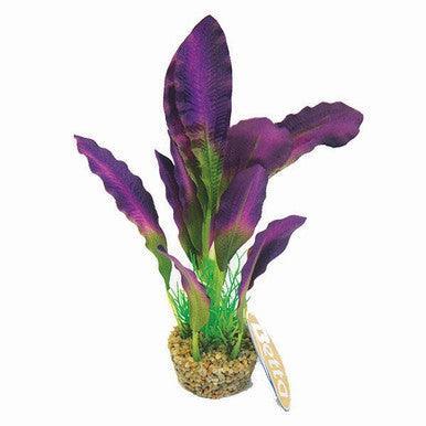 Betta 8Inch Purple Silk Plant With Sand Base - North East Pet Shop Betta