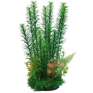 Betta 9Inch Green and Yellow Combi Plastic Plant - North East Pet Shop Betta
