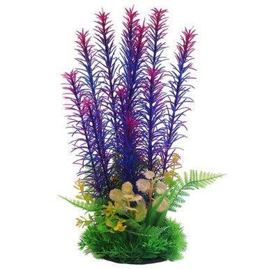 Betta 9Inch Purple and Pink Combi Plastic Plant - North East Pet Shop Betta