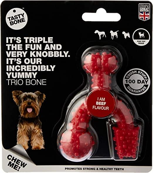 BFP Tasty Bone Trio Beef Toy - North East Pet Shop BFP