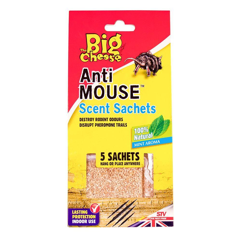 Big Cheese Anti Mouse Scent Sachets x5 - North East Pet Shop Big Cheese