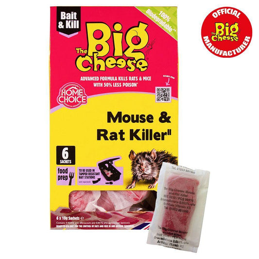 Big Cheese Mouse & Rat Killer2 Pasta x6 - North East Pet Shop Big Cheese