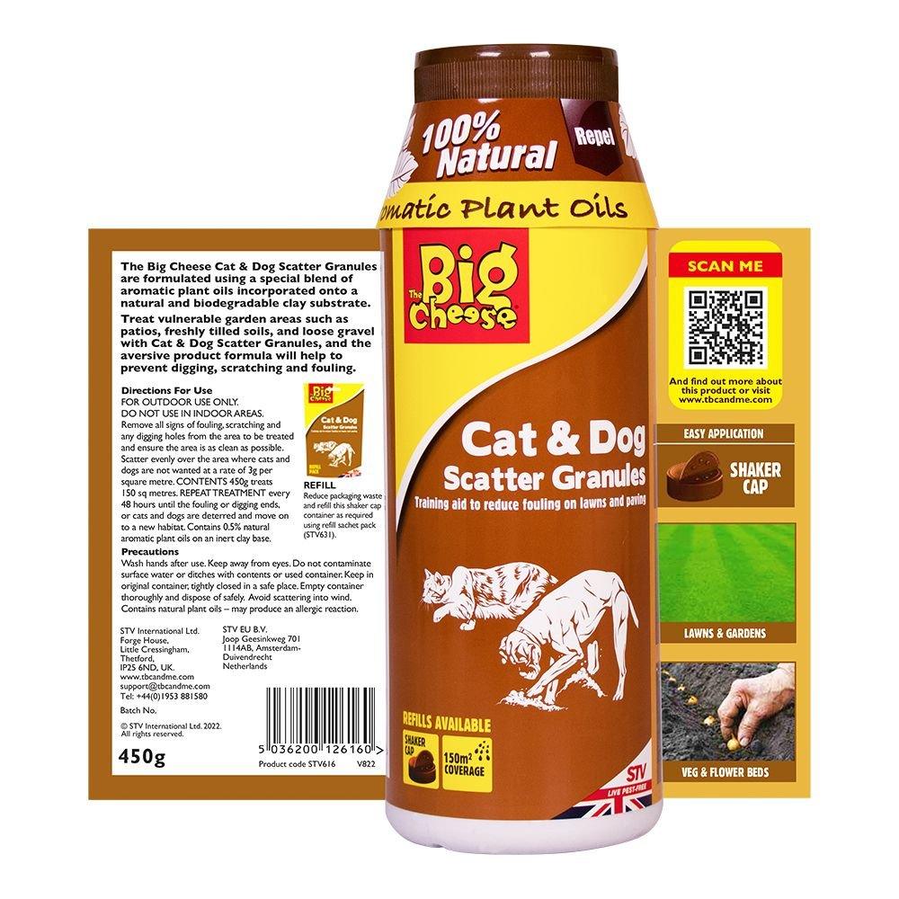 Big Cheese Pets & Wildlife Cat & Dog Scatter Granules 450g - North East Pet Shop Big Cheese
