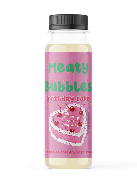 Birthday Cake Flavour Bubbles - North East Pet Shop Meatybubbles