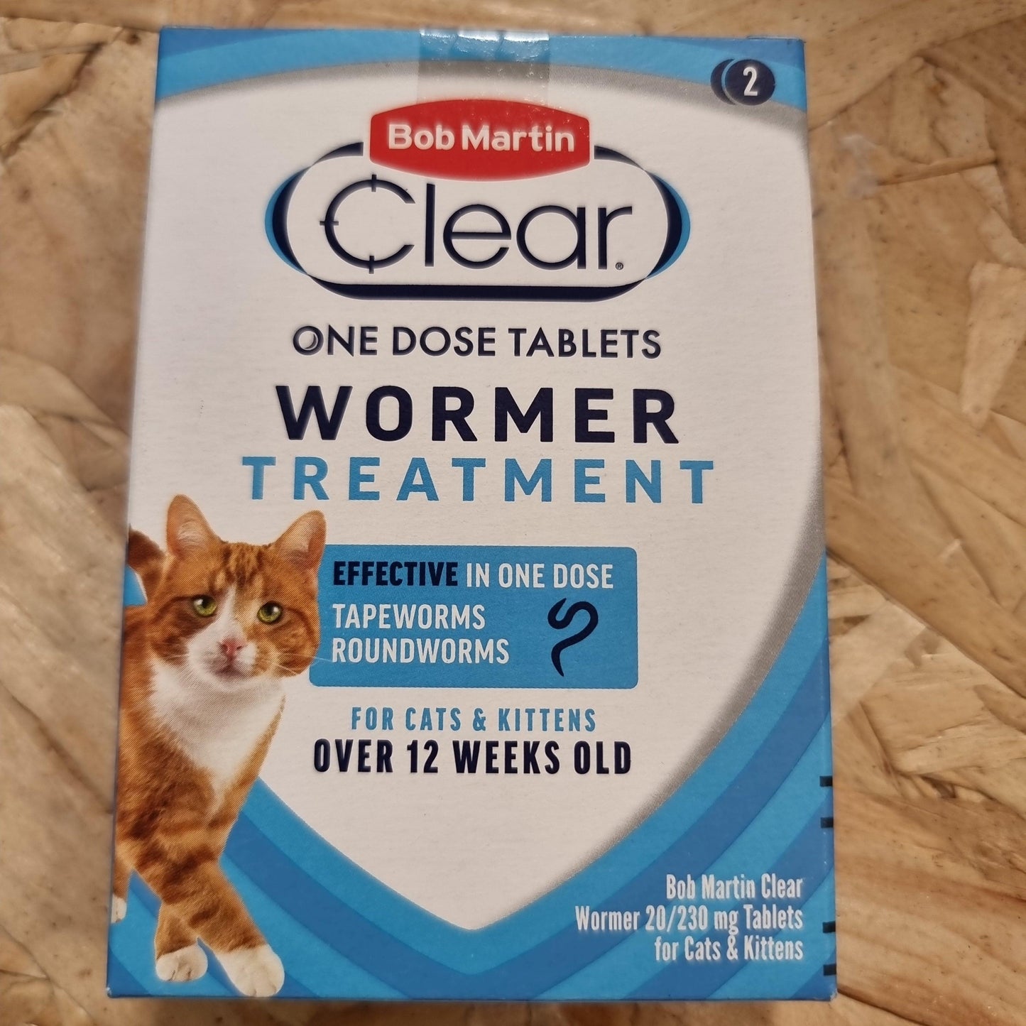 Bob Martin Clear 2in1 Wormer Tablets - Cats & Kittens, 2tabs - North East Pet Shop Bob Martin