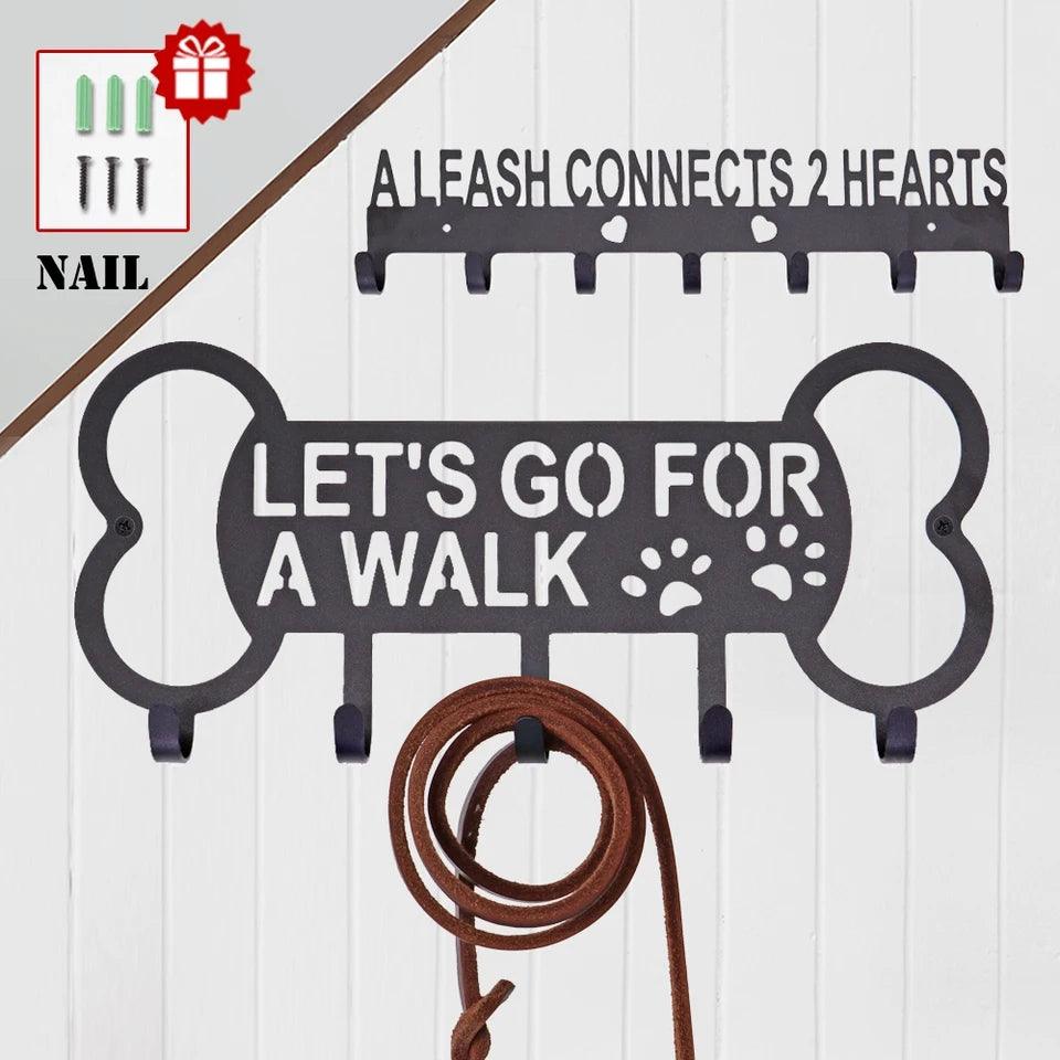 Bone Let's Go For A Walk Lead Hanger Hooks - North East Pet Shop North East Pet Shop