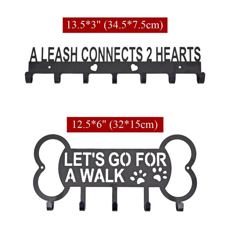 Bone Let's Go For A Walk Lead Hanger Hooks - North East Pet Shop North East Pet Shop