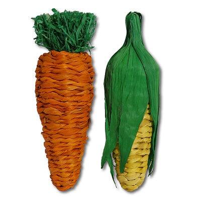 Boredom Break Jumbo Play Veg Carrot&Corn - North East Pet Shop Boredom Breaker