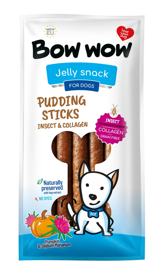 Bow Wow Pudding Sticks Bacon - North East Pet Shop Bow Wow