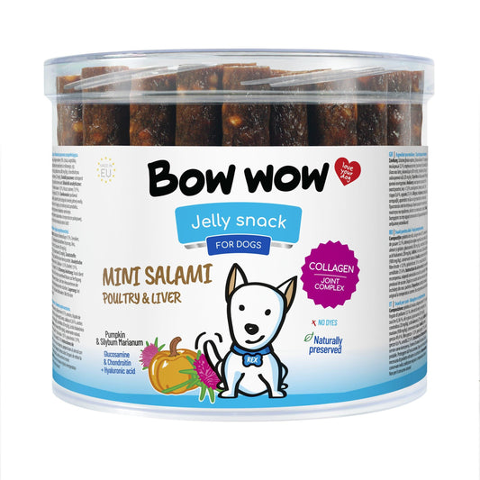 Bow Wow Salamis Chicken & Liver - North East Pet Shop Bow Wow