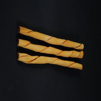 Bravo Prem Smoked Bacon Twisted Stick 18mm 25cm Case of 80 - North East Pet Shop Bravo