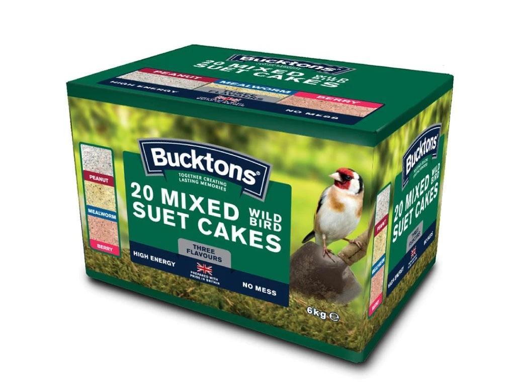 Bucktons Mixed Suet Cakes 20 x 300g - North East Pet Shop Bucktons