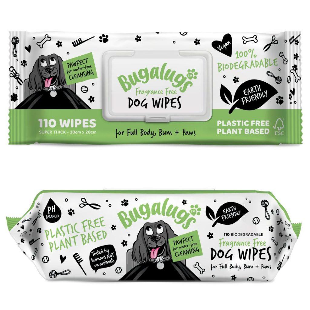 Bugalugs Fragrance Free Pet Wipes - North East Pet Shop Bugalugs