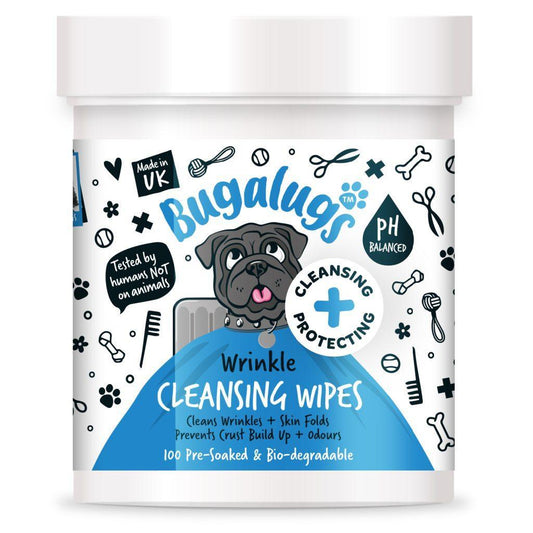 Bugalugs Wrinkle Wipe Pads - North East Pet Shop Bugalugs