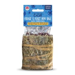 Burgess Excel Forage & Feast Hay Bale Cornflower, 100g - North East Pet Shop Burgess