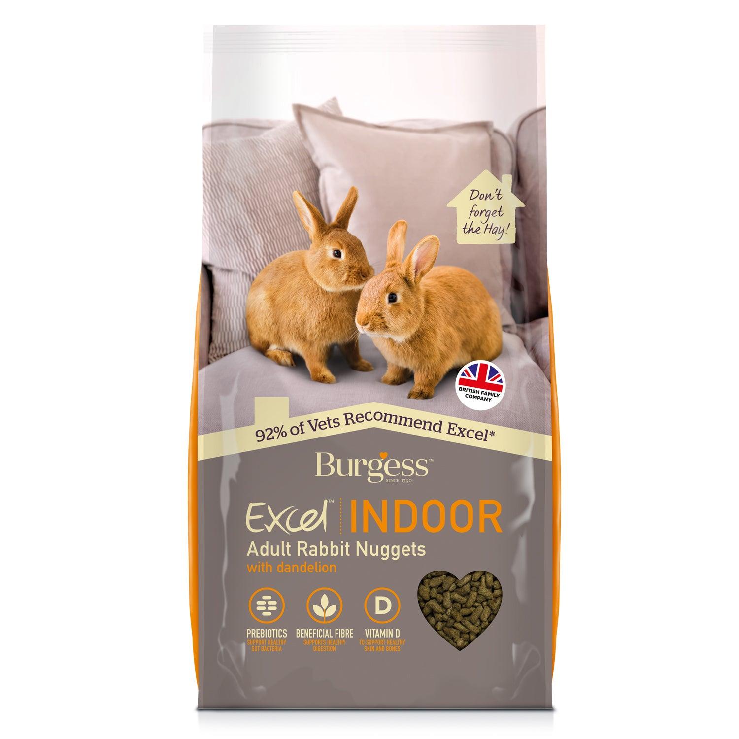 Burgess Excel Indoor Rabbit Nugget - North East Pet Shop Burgess