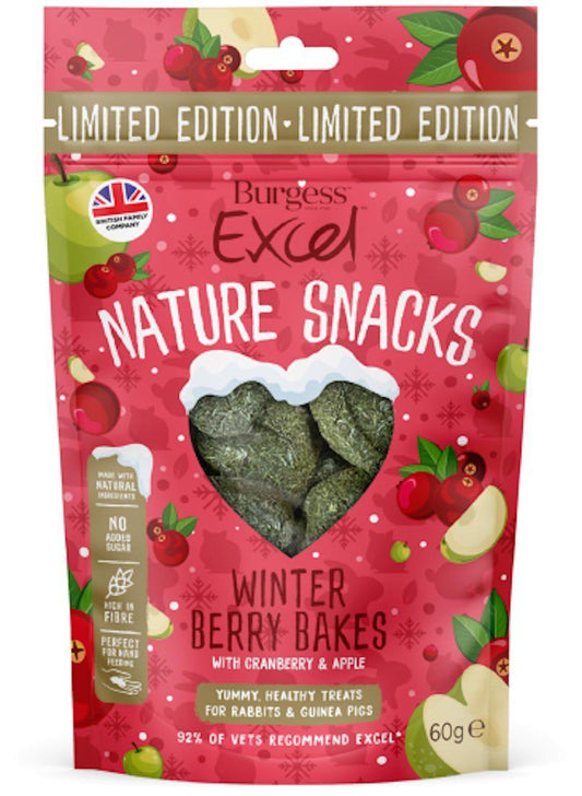Burgess Excel WINTER BERRY BAKES LIMITED EDITION - North East Pet Shop Burgess Excel