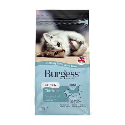 Burgess Kitten Chicken 1.5kg - North East Pet Shop Burgees Excel