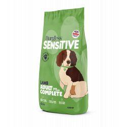 Burgess Sensitive Adult Dog Lamb & Rice, 12.5kg - North East Pet Shop Burgess