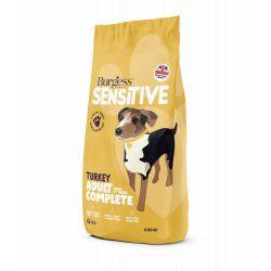 Burgess Sensitive Adult Dog Turkey & Rice - North East Pet Shop Burgess